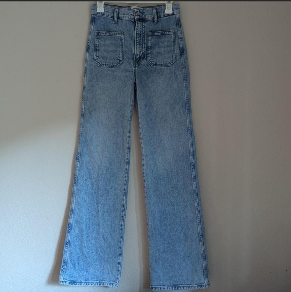 Reformation Alyssa high rise wide leg sailor jeans